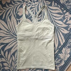 Lululemon Athletica Light Green Ebb To Street Tank Top